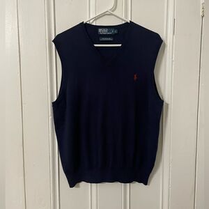Polo Ralph Lauren v neck vest sweater
